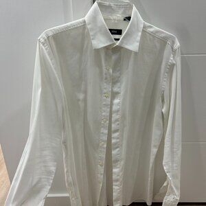 Hugo Boss Sharp Fit Oxford Dress Shirt White